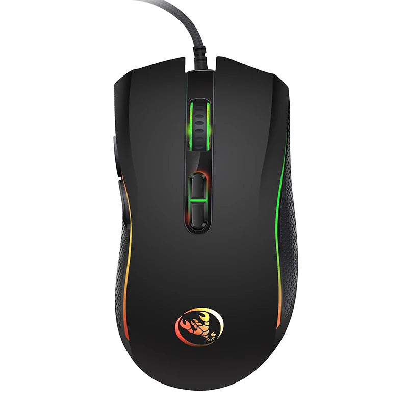 Mouse Gamer USB 3200 DPI 7 Botões com LED RGB