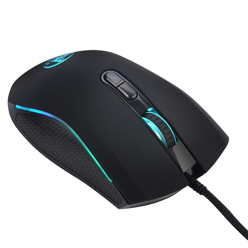 Mouse Gamer USB 3200 DPI 7 Botões com LED RGB